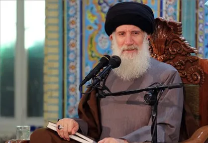 سخنرانی آیت الله فاطمی&zwnj;نیا در مسجد اُزگُل برای یادبود حاج قاسم