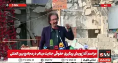 کنایه سنگین بابک خواجه‌پاشا به حاضران فارسی زبان در جشنواره فیلم«کن»: جشنواره‌های بین‌المللی زیر سایه صهیونیسم، لال شده‌اند! / شرم بر هر هنرمند و جشنواره ای که از کودکان میناب نگوید + فیلم