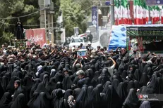تشییع پیکر شهدا در قطعه ۴۲ گلزار شهدای تهران + فیلم