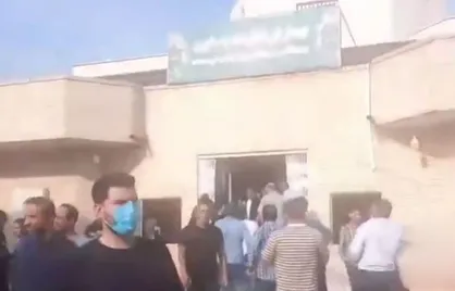 صف کشیدن مردم برای اهدای خون، بندرعباس
