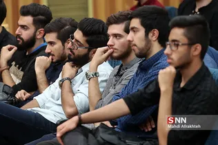 مراسم بدرقه زائران اربعین دانشگاه آزاد تهران جنوب