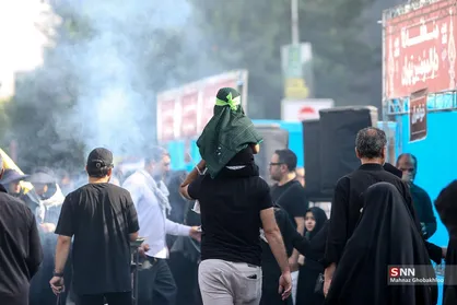 مراسم پیاده&zwnj;روی دلدادگان حسینی در قزوین آغاز شد