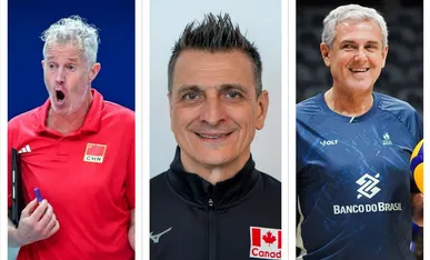 ضرب‌شست FIVB به مربیان نامدار والیبال