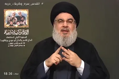 نصرالله: محور مقاومت با ترور حاج قاسم تضعیف نشد/ نظامیان آمریکایی در مسیر خروج از عراق