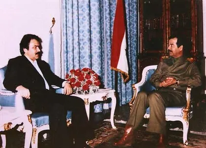 جلسه سران سازمان منافقین و رژیم بعث عراق