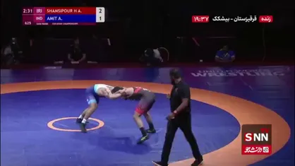 شمسی پور به نقره بسنده کرد