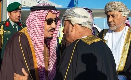 ملک سلمان برای عرض تسلیت وارد &laquo;عمان&raquo; شد