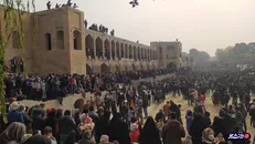 ادامه اعتراضات کشاورزان اصفهانی زیر باران + فیلم