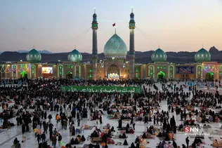 مسجد جمکران در شب نیمه شعبان 