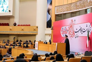 مراسم بزرگداشت روز زن با حضور رئیس جمهور