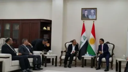 رئیس دانشگاه کردستان با وزیر آموزش عالی اقلیم کردستان عراق دیدار کرد