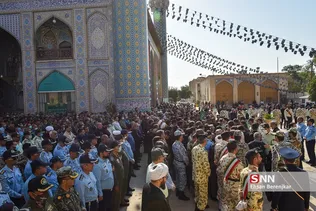 تشییع پیکر مطهر شهید «رضا زارع‌ مویدی» شهید مدافع امنیت در شیراز