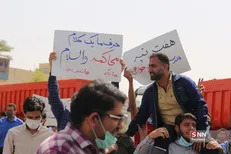 صحنه‌ای که دانشجویان خلق کردند؛ دانشجوی مسلمان فدای مستضعفان / حاشیه نگاری از سفر دو روزه به هفت‌تپه