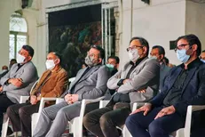وزیر فرهنگ به تماشای سوگواره «زخم عتیق» نشست