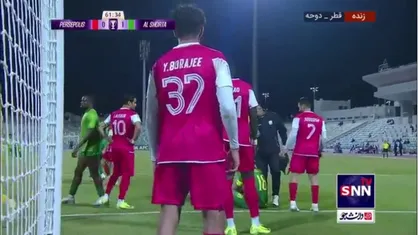 خلاصه نیمه دوم بازی فوتبال پرسپولیس _ الشرطه
