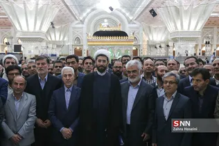 مراسم تجدید میثاق دانشگاهیان با آرمان های امام(ره)