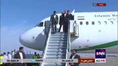 ورود رئیس جمهور و هیئت همراه به فرودگاه زابل