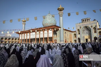 اقامه نماز عید سعید فطر در حرم مطهر شاهچراغ(ع)