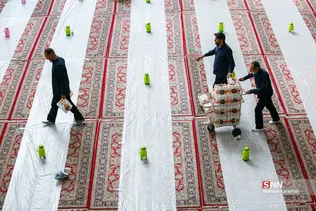 ضیافت افطاری در حرم حضرت معصومه(س)