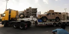 ورود کاروان بزرگ نظامی آمریکا از عراق به سوریه
