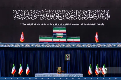 وداع حماسی با رهبر مجاهد شهید؛ ملتی استوار بر عهد خونخواهی