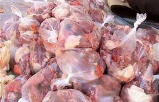۱۵۰ بسته گوشت گرم بین محرومان شهرستان همدان توزیع شد