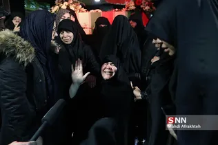 وداع با پیکر شهید محمد حسین حدادیان