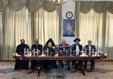 رهبر کلیمیان: صهیونیسم مانند داعش است/ اسقف ارامنه: از زمان تأسیس اسرائیل خاورمیانه دچار بحران شده/ اسقف کاتولیک آشوری: آمادگی دیدار با پاپ درباره فلسطین را داریم