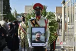 تشییع پیکر مطهر شهید «رضا زارع‌ مویدی» شهید مدافع امنیت در شیراز