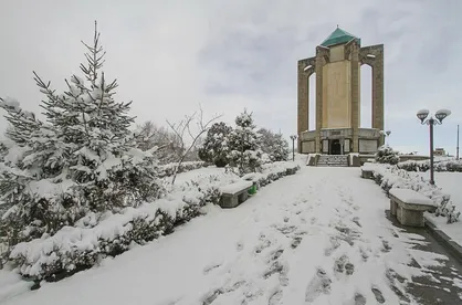 ثبت ۱۲ سانتی&zwnj;متر برف در اسدآباد همدان