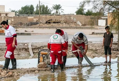 امدادرسانی به ۵۱۱ نفر در سیل خراسان جنوبی