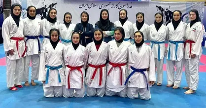 تمرینات مشترک تیم&zwnj;های ملی کاراته بانوان اعزامی به رقابت&zwnj;های قهرمانی آسیا و دانشجویان جهان