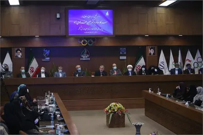 با حضور مسئولان کمیته ملی المپیک؛مراسم تجلیل از فرهادی زاد برگزار شد
