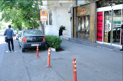 ایجاد پارکینگ اختصاصی مقابل مغازه&zwnj;ها ممنوع است