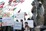 تجمع دانشجویان دانشگاه‌ تهران در اعتراض به معامله قرن