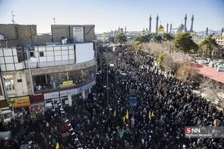 تشییع پیکر شهدا در قم
