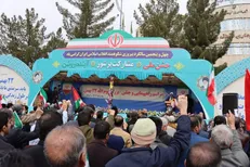 گزارش تصویری راهپیمایی ۲۲ بهمن در کرمان