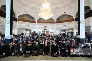 مراسم یادبود جانباختگان حادثه اتوبوس دانشگاه آزاد 
