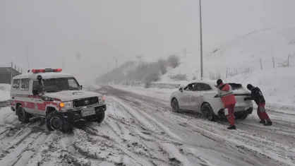 امدادگران ۲۵۵ نفر را از کولاک اردبیل نجات دادند