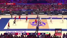 والیبال قهرمانی آسیا؛ پایان ست اول/ ژاپن ست اول را از ایران گرفت / ایران 0 -1 ژاپن / ایران21 ژاپن25