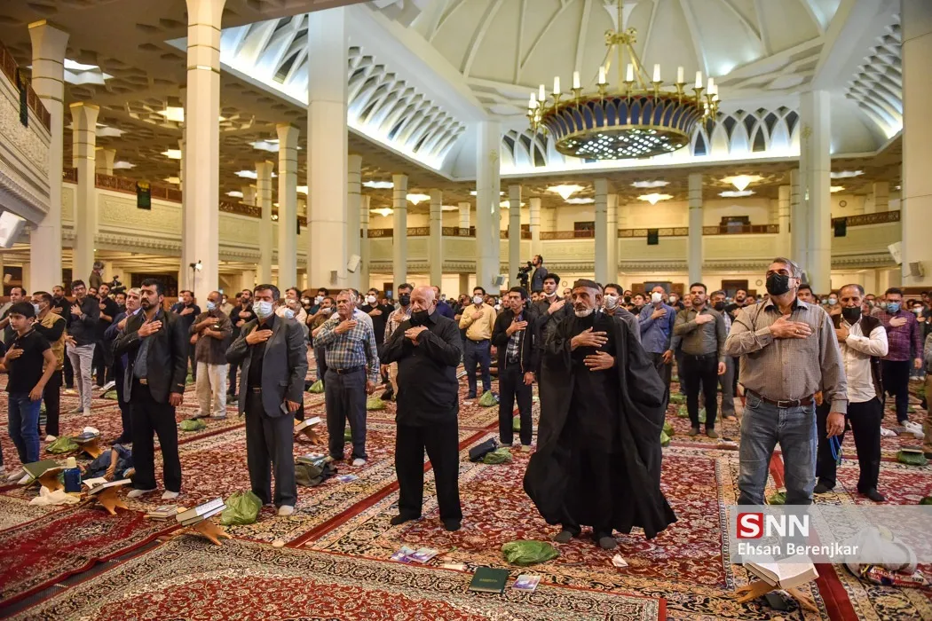 مراسم احیای شب نوزدهم ماه مبارک رمضان در حرم مطهر شاهچراغ(ع) شیراز‎‎