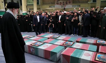 تسلی رهبر معظم انقلاب اسلامی به خانواده شهدای راه قدس