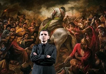 رونمایی از نقاشی جدید حسن روح الامین +عکس