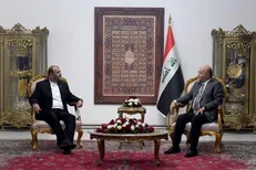 دیدار رستم قاسمی با رئیس جمهور عراق