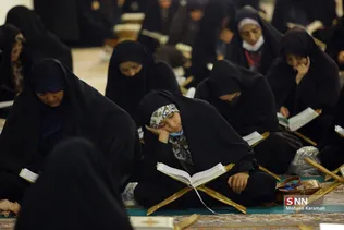 آیین ترتیل‌خوانی قرآن کریم در حرم حضرت معصومه(س)