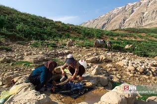زندگی روزمره عشایران  در کنارانشعابات رود کارون 