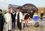 خدمت رسانی دانشجویان اندیمشکی در موکب دانشگاه فرهنگیان خوزستان به زوار حسینی