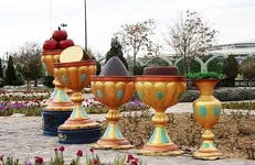 نصب المان‌های نوروزی در پایتخت