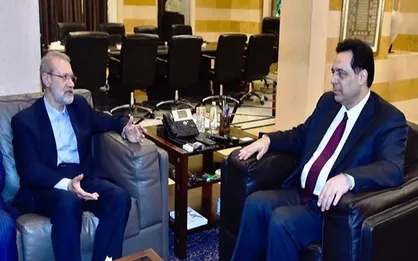لاریجانی با نخست&zwnj;وزیر لبنان دیدار کرد