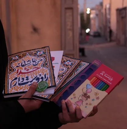 ۱۸۰ بسته لوازم تحریر در مناطق محروم قزوین توزیع شد